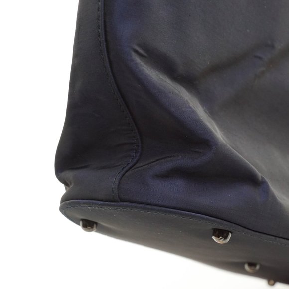 Auth Gucci Hand Bag Navy Blue Nylon #8276G52 - Picture 10 of 15